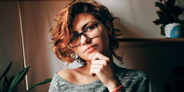 Woman who knows basic standards that she deserves in a healthy relationship. 