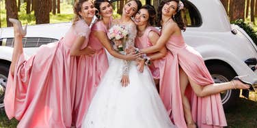 Bride Insists Female Wedding Guests Wear Same Dress Bridesmaids