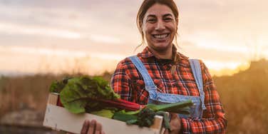 farmer in the only country that provides enough food to feed all of its citizens