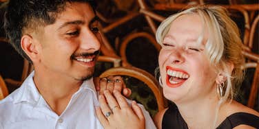Couple with a genuine soul connection. 