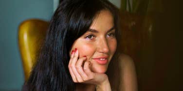 Woman who's attracted to certain type of partner. 