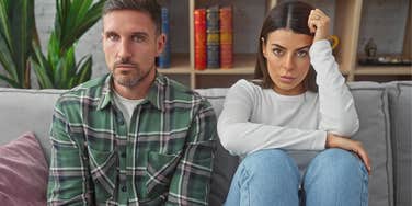 unhappy couple ruining their marriage
