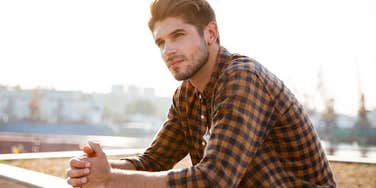 man feeling less alone after adopting old-fashioned hobby