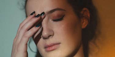 Woman overlooks harmful gaslighting.
