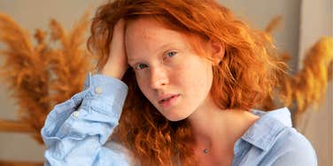 Person with low self-esteem sabotaging relationship.