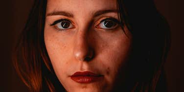 Woman realizes person she loves is gaslighting her.