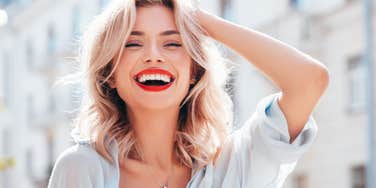 Woman who makes the exact amount of money to be happy