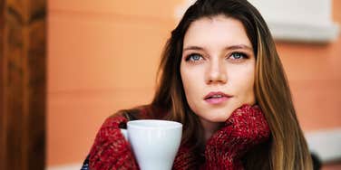 Woman who is finally moving past old trauma. 