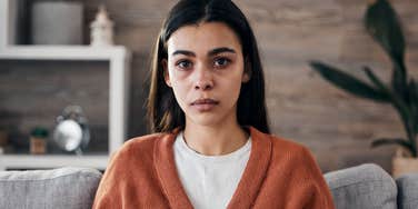 overwhelmed empathic woman who feels everything