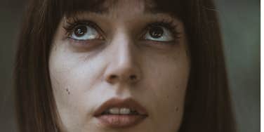 Woman's soul begs her to slow down.