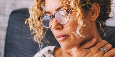 woman stressed out more by her husband than her kids