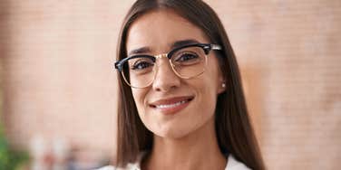 snobby woman smirking sounding entitled