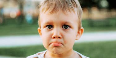 Child who doesn't feel safe.