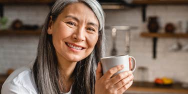 woman stays healthier well into old age because of this daily habit