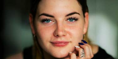 Woman who stopped pretending she's fine. 