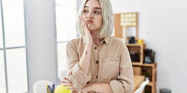 lazy worker thinking to avoid more work
