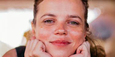 Woman building mental strength.