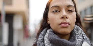 Woman showing signs of being trapped in a one-sided relationship 