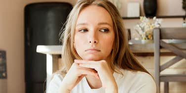 Chronically unhappy person. 