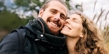 Partner treating other partner with genuine respect. 