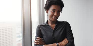 professional businesswoman not making other employees her problem