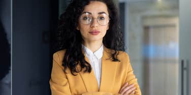 serious professional woman not wanting people to mistake her kindness for weakness