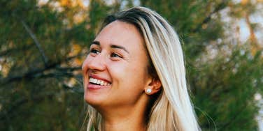 Woman who is deeply caring person