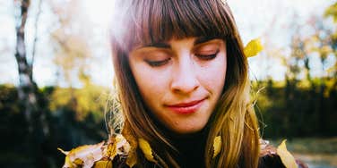 Happy woman. 