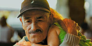 Terrible parent makes a good grandparent.