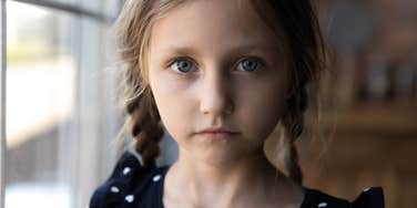 little girl negatively affected by parents advice