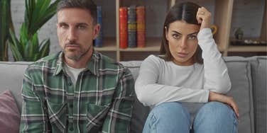 couple pretending not to notice certain things in their relationship