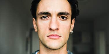 Man who seems like he has red flags but is sweet and committed. 