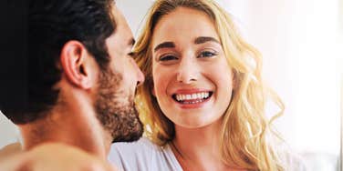 Couple that is madly in love and feel safe and bonded.