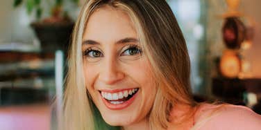 Person feeling happy.