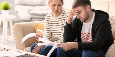couple arguing about money