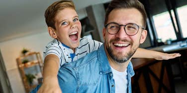 Dad and son.