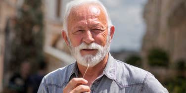 Wealthy older person.