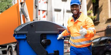 garbage man who celebrated little boy's birthday with him