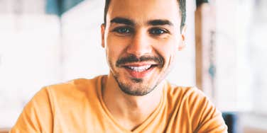 Man who deeply respects partner. 