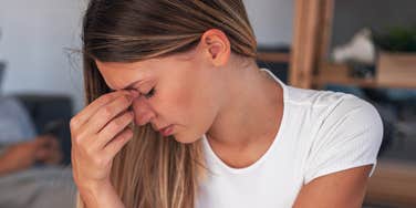 Woman overlooked man's red flags.