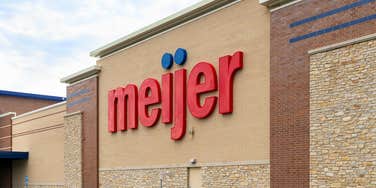 Meijer grocery store sign