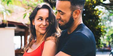 Happy couple.