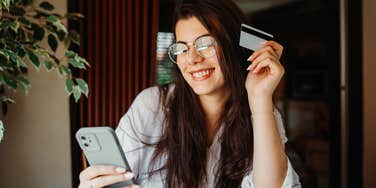 woman who is doing well financially