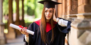 graduate disappointed about missing out on life milestone