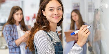 girl who is highly intelligent