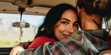 Traveling couple who truly love each other.
