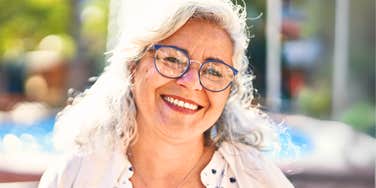 Woman who refuses to let her age define her. 