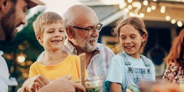 Grandparents who are always welcome at adult kids home. 