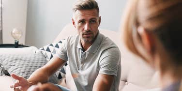husband complaining about his marriage to woman