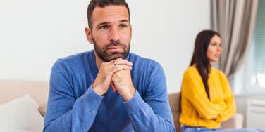 man slowly falling out of love with his wife acting distant
